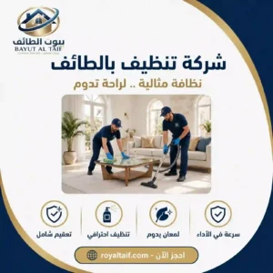 شركة تنظيف بالطائف-تنظيف منازل وشقق وفلل